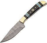 Image of Damascus Fixed Blade Turquiose