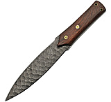 Image of Damascus Flint Spear Hunter Fixed Blade Knife
