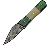 Image of Damascus Green Bone Skinner Knife