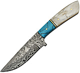 Image of Damascus Hunter Blue Pearl Knife