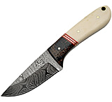 Image of Damascus Hunter Bone Handle Fixed Blade Knife