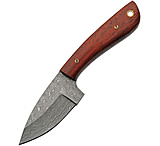 Image of Damascus Mahogany Damascus 3in Skinner Knife