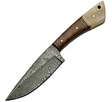 Image of Damascus Skinner Walnut/Bone Fixed Blade Knife