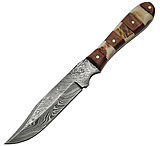 Image of Damascus Stag Hunter Fixed Blade Knife
