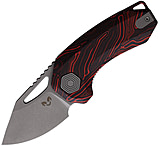 Image of Damned Designs Anzu Linerlock Damascus 2.00 in Stainless Steel Folding Knife