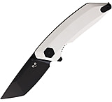 Image of Damned Designs Chimera Linerlock White DMN009GWB 3.50 in Stainless Steel Folding Knife
