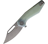Image of Damned Designs Hades Linerlock Jade 3.50 in Stainless Steel Folding Knife