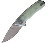 Image of Damned Designs Invictus Linerlock Jade G10