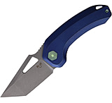 Image of Damned Designs Oni XL Linerlock Ti DMN014XLTBL2 3.25 in Stainless Steel Folding Knife