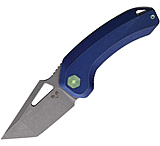Image of Damned Designs Oni XL Linerlock Blue Ti