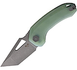 Image of Damned Designs Oni XL Linerlock Jade 3.25 in Stainless Steel Folding Knife