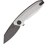 Image of Damned Designs Wraith Linerlock White 3.25 in Stainless Steel Folding Knife