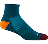 Darn Tough Run 1/4 Ultra-Lightweight with Cushion Socks - Mens, Dark Teal, Large, 1040-DARK-TEAL-L-DARN