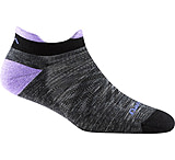 Darn Tough Run No Show Tab Ultra-Lightweight Running Sock w/Cushion - Womens, Space Gray, Medium, 1047-SPACE-GRAY-M-DARN