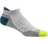 Darn Tough Run No Show Tab Ultra-Lightweight Sock - Mens, Gray, Medium, 1033-GRAY-M-DARN