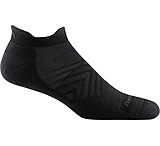 Darn Tough Run No Show Tab Ultra-Lightweight Running Sock w/Cushion - Mens, Black, Medium, 1039-BLACK-M-DARN