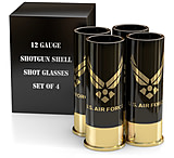 Image of Old Southern Brass 12 Gauge U.S. Air Force Shot Glasses, Set of 4