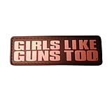 Image of DDT Rubber Morale Patch - Girls Like Guns Too