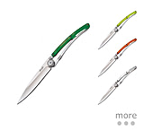 Image of Deejo LinerLock 420 Stainless Steel Knife w/ Transluscent Blade