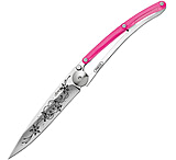 Image of Deejo Tattoo 27g Pink Love Folding Knife