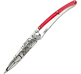 Image of Deejo Tattoo 27g Red Pin Up Folding Knife