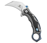 Image of Defcon Blade Works JK Karambit Knife Black G-10/Ti 2.5 Satin TF5221 A5426EDC
