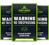 Image of DEFEND USA No Trespassing Sign - 3 Pack
