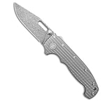 Image of Demko Knives AD20I Slim Clip Point Shark-Lock Knife Textured Ti 3.6 Damasteel F8B4C968