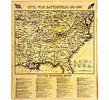 Image of Denix Civil War Battlefield Map