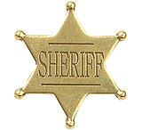 Image of Denix Deluxe Western Sheriff Badge