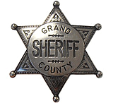 Image of Denix Grand County Sheriff Badge DX113N