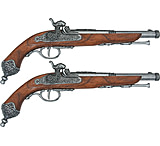Image of Denix Italian Percussion Dueling Pistol Replica