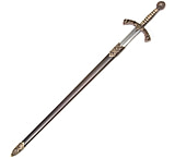 Image of Denix 43in Satin Replica Templar Knight Sword