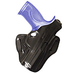 Image of DeSantis Pistol Holster for S&amp;W M&amp;P Shield and Shield 2.0 9mm and .40 handguns with a Crimson Trace LG-489 Laserguard