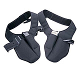 Image of DeSantis Ambidextrous Black Bodyguard Vest Rig Holster w/Mag Pouch N90BJLAZ0 - BERETTA BRIGADIER, COUGAR 9/40, 9000S, 92 CENT, 92F, 92FS, 92FS VERTEC, 96 VERTEC