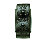 Image of DeSantis Double Cartridge Carrier, Leather, Plain Black - M26/X26 Tasers - ATT814M