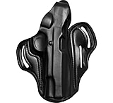 DeSantis Cocked &amp; Locked Thumb Break Scabbard Belt Holsters, Colt Government Model 45cal, 1911, Para P14, S&amp;W 1911 5in, Right Hand, Plain, Black, 1CLBA85Z0