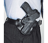 Image of DeSantis Right Hand Black F.D.O Holster w/ Lock Hole 31LBAF3Z0 - H&amp;K USP COMPACT 9/40 LEM, P2000, P2000SK