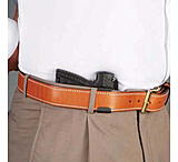 Image of DeSantis Right Hand Black Invisible Agent Holster w/ Clip 005BAZZC0 - FITS MOST SEMI AUTOS AND REVOLVERS
