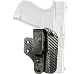 DeSantis Lifeguard IWB Holster, Glock 43/43X/48/43X/48X Mos, Ambidextrous, Carbon, Kydex, 216KJ3TZ0