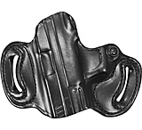 Image of DeSantis Mini Slide Leather Belt Holsters, Glock 17, 19, 22, 23, 26, 27, 31, 32, 33, 36, 19X, 45, Left Hand, Plain, Black, 086BBE1Z0