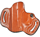 Image of DeSantis Mini Slide Leather Belt Holsters, Glock 17, 19, 22, 23, 26, 27, 31, 32, 33, 36, 19X, 45, Left Hand, Plain, Tan, 086TBE1Z0