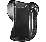 DeSantis S.S. Single Magazine Pouches, Long and Short Double Stack 9mm/40cal, Left Hand, Plain, Black, A48BBGGZ0