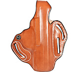 DeSantis Thumb Break Scabbard Belt Holsters, S&amp;W Classic Hunter, N Frame 4in, Colt Anaconda 4in, Dan Wesson 44VH 4in, Ruger Redhawk 4in, Left Hand, Plain, Tan, 001TB44Z0