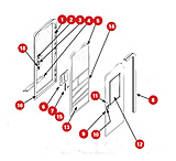 Image of Dexter Axle 1974A Threshold 1 3/8in.