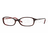 Image of DKNY DY4581 SV Prescription Eyeglasses: Blue-Azure-Green Transparent Frame / 51 mm Prescription Lenses