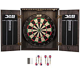 Image of DMI Paris Lighted Bristle Dartboard Cabinet Set