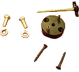 Image of DNZ Products Mounting Puck for Quick Justice Firearm Holster w/ Hardware