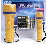 Image of Dorcy 2D / 2AA Rubber Flashlight Combo w/ Batteries 41-5982