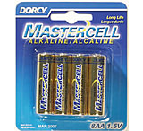 Dorcy AA Mastercell Alkaline Batteries - 8 Per Card 41-1628